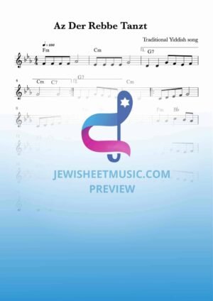 Az Der Rebbe Tanzt. אז דער רבי טאנצט