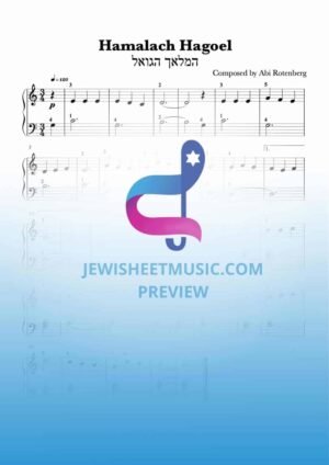 המלאך הגואל. תווים לפסנתר