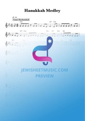 Hannukah Medley. 10 songs + playback