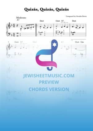 Quizas Quizas Quizas. Easy piano