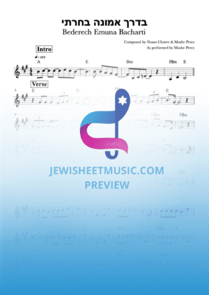 בדרך אמונה בחרתי - משה פרז