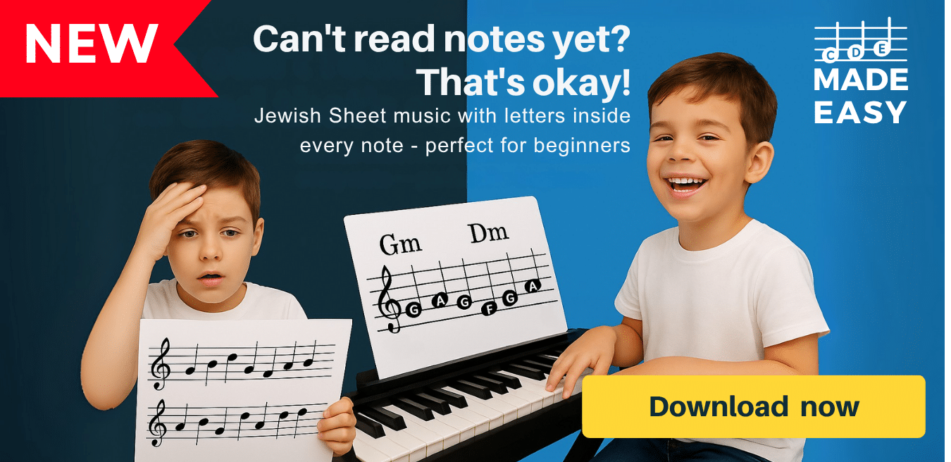 100 Easy Jewish Songs for Keyboard