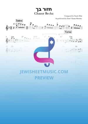 Chazor Becha - Yosef Chaim Shwekey. חזור בך